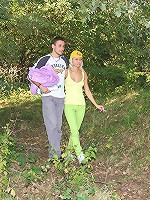 18yo Pinky June enjoying cock in forest