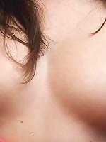 Juicy tits and shaved pussy