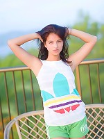 Inez pops her breast out