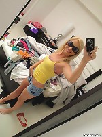 Dirty man shows a stupid teen slut how to please a man