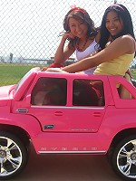 Gorgeous teen sluts working on the happy cock