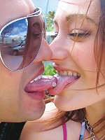 Yummy teen girl with big love for the cock getting fucked hard