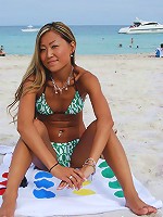 Cute asian teen Tina sucks and fucks