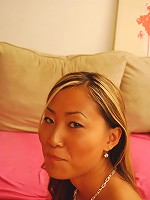 Hot asian teen Tina has sex on sofa