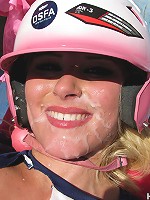 Teen blonde slut gets tied up and fucked on softball field!