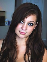 Becky shows off her soft teen tits