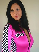 Racequeen Amanda with huge teen tits