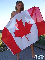 Karen teasing with nippleslips