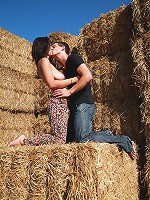 In the middle of this open field, these two teen residents of Dorf find the perfect hiding spot. They`re soon using it to hide their x-rated deeds from the world.