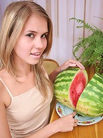 Cheeky Teen with watermelon