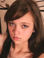 Barely 18 Denise posing nude for the first time