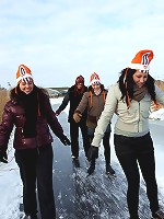 Daring teenage girls