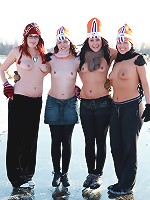 Daring teenage girls