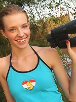 Gorgeous skinny teen