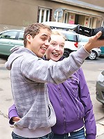 Horny couple recording their sex