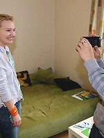 Horny couple recording their sex