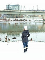 Erotic teenager snorkeling boner