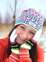 Handsome brunette fondles coochie