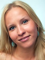 Attractive teenager petting pussy