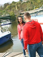 Fellow loves jizzing on her back