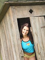 Reaching a teenage orgasm outside