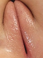 Very cute babe playing with clit