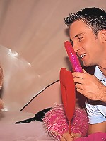 Cute teenie girl sucks a big dick