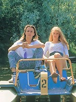 Teen girlie fucked on a waterbike