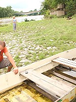 Captain of a boat shagging cutie