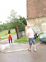 Brunette drilled by a solid cock