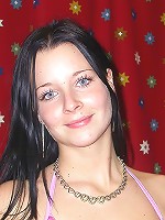 Brunette teenage girl goes naked