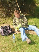 Shepherd seduces a teenage blonde