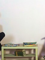 Senior with mustache