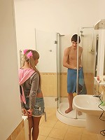 Cute teen college girl Nesti got screwed by boyfriend