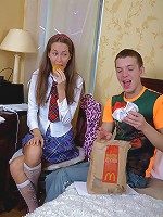 Slender beauty is proud of her fucked gaping ass