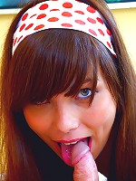 This fucking slut in red mesh is ready for being drilled