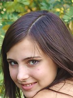 Outdoor action girl Nutella gets with nature