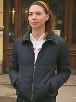 Brunette teen Grace fucks her new boyfriend she met