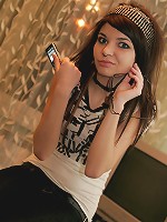 Gorgeous 18yo EMO teen posing and teasing