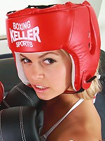 Little Caprice has unforgettable boxing workout