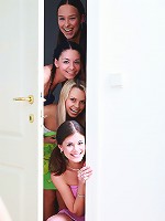 Little Caprice makes a great sex contest with her blindfolded buddy