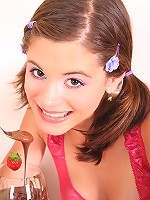 18yo petite teen gets fully covered with nutella