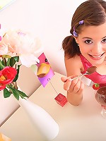 18yo petite teen gets fully covered with nutella