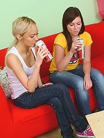 Violla, Rosa and Laska started off just hanging out the other day but when things started to get silly they wound up stripping off and dancing half naked together. Well it wasn’t long before they all got turned on!