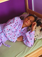 This naughty brunette teen is a real pro when it comes to sucking cock, she loves to slide it so far down her throat that it makes her eyes water and it always turns her boyfriend on so much that he fucks her hard!